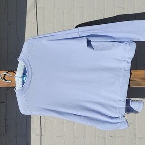 Fabletics Soft Blue Women's  Small Lightweight Sweatshirt Drawstring Waistband